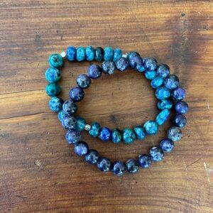 Beaded Stretch Bracelet Set of Two